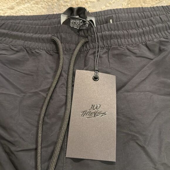 100 Thieves FOUNDATIONS NYLON PANT - BLACK size 2XL new with tags - Picture 4 of 10